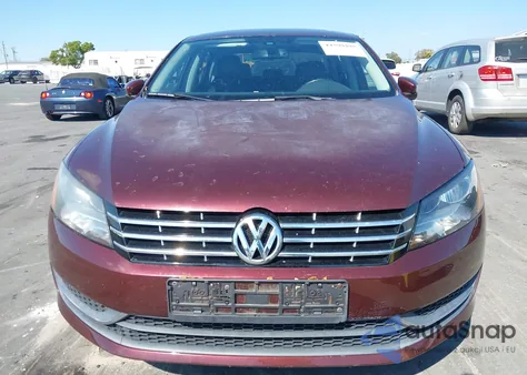 2012 Volkswagen Passat 2.5L Sel из США, поврежденный, VIN 1VWCH7A35CC071959